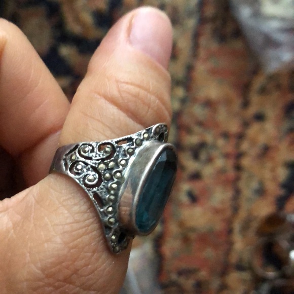 Stamped Sterling Silver Ring - Picture 3 of 5